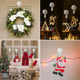 Suction Hooks Powerful Vacuum Suction Cup Hooks- Waterproof Suction Hanger for Bathroom Kitchen Towel, Robe and Much More! (2 Pack)