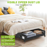 Under Bed Storage Containers with Lids β Large Storage Bins for Blankets, Clothes & Seasonal Items β Space-Saving Organizers