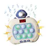 MHM’s Bubble Popper Pro LED 3.0, Fast Push Pop It Game – Sensory Toy for Kids with Autism | Handheld Game Console with Pop It Pro Controller | Quick Push Bubble Fun