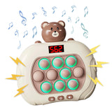 MHM’s Bubble Popper Pro LED 3.0, Fast Push Pop It Game – Sensory Toy for Kids with Autism | Handheld Game Console with Pop It Pro Controller | Quick Push Bubble Fun