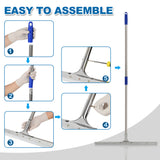 MHM's AquaSlide PushPro - 28-Inch Wide Floor Squeegee for Concrete Floors - Professional-Grade Cleaning and Efficiency