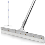 MHM's AquaSlide MiniPushPro - 18-Inch Floor Squeegee for Concrete Floors - Squeegee Broom for Floor & Window Cleaning Rubber Squeegee