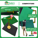 MHM's Ultimate Indoor Golf Chipping Game Mat - Premium Practice Mat - Ideal Golf Simulator for Home Use