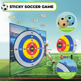 MHM's Ultimate Soccer Bullseye Indoor Outdoor Game Mat - Premium Practice Mat - Ideal Soccer Practice for Home Use (ScoreMax Soccer Bullseye)
