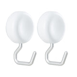 MHM's Premium Aluminum Suction Cup Hooks for Shower - Heavy Duty, Stylish, and Durable Bathroom and Kitchen Organizer - Powerful Hold - Ideal for Shower Walls, Bathrooms, and Kitchens