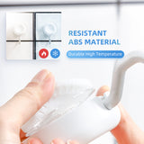 MHM's Premium Aluminum Suction Cup Hooks for Shower - Heavy Duty, Stylish, and Durable Bathroom and Kitchen Organizer - Powerful Hold - Ideal for Shower Walls, Bathrooms, and Kitchens