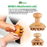 MHM 8-in-1 Complete Wood Therapy Massage Tool Set for Body Shaping - Wood Massage Tool Therapy Maderoterapia Kit