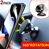 2PC Universal Magnetic Car Mount Cell Phone Holder Stand GPS