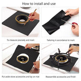 Non-Stick Heat Resistance Fiber Glass Cloth Stove Top Covers (8 Piece Set) - ModernKitchenMaker.com