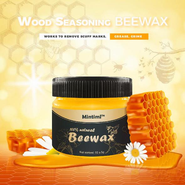 Wood Wax for Furniture Multipurpose Beewax Wood Seasoning Restorer