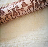 Christmas Embossing Rolling Pin - ModernKitchenMaker.com