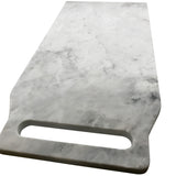 White Marble Board Cutting Board Marble Pastry Board Cheese Board Paddle Board - ModernKitchenMaker.com