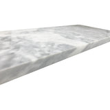 White Marble Board Cutting Board Marble Pastry Board Cheese Board Paddle Board - ModernKitchenMaker.com