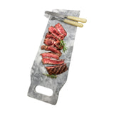 White Marble Board Cutting Board Marble Pastry Board Cheese Board Paddle Board - ModernKitchenMaker.com