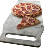 White Marble Board Cutting Board Marble Pastry Board Cheese Board Paddle Board - ModernKitchenMaker.com