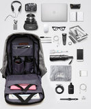 Anti Theft Waterproof Laptop Backpack with USB Charging - ModernKitchenMaker.com