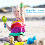 Beach Toy Outdoor Play for Kids Sand Toy,  Molds, Shovel,  Build Sand Castles