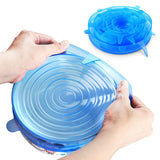 6PCs/Set Silicone Kitchen Stretch Lids - ModernKitchenMaker.com