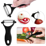 5 Piece Ceramic Knife Set (1 Peeler/4 Durable Lightweight Knifes/and Storage Holder) - ModernKitchenMaker.com
