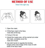 Disposable Surgical Masks with nose wire, Dust Proof Breathable Face Mask with elastic ear loops (50 Pieces) - ModernKitchenMaker.com