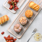 MHM 3 Tier Serving Tray Farmhouse Rustic Gray Wooden 3-Tier Serving Tray - 3 Tier Cupcake Stand Collapsible White Grey Rustic Serving Tray for Parties and Picnics