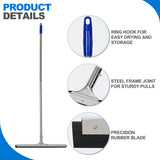 Floor Squeegee Commercial Rubber squeegee Heavy Duty Long Handle Squeegee squeege water broom