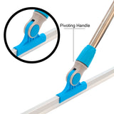 Floor Squeegee extendable window squeegee Long Handle Squeegee with 180 rotation squeege water broom - ModernKitchenMaker.com