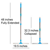 Floor Squeegee extendable window squeegee Long Handle Squeegee with 180 rotation squeege water broom - ModernKitchenMaker.com