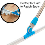 Floor Squeegee extendable window squeegee Long Handle Squeegee with 180 rotation squeege water broom - ModernKitchenMaker.com
