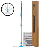 Floor Squeegee extendable window squeegee Long Handle Squeegee with 180 rotation squeege water broom - ModernKitchenMaker.com