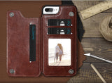 Retro iPhone Leather Wallet Case - ModernKitchenMaker.com