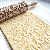 Christmas Embossing Rolling Pin - ModernKitchenMaker.com
