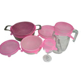 6PCs/Set Silicone Kitchen Stretch Lids - ModernKitchenMaker.com
