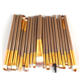 Pro 20 pcs Cosmetic Make Up Eye Brush Set - ModernKitchenMaker.com