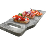White Marble Board Cutting Board Marble Pastry Board Cheese Board Paddle Board - ModernKitchenMaker.com