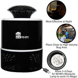 Mosquito Trap Mosquito Killer Lamp Mosquito Lamp UV LED Lights USB Power with Gluey Pads