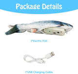 Realistic 3D Printed Electric Moving Fish Cat Toy