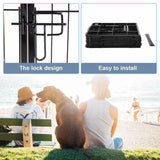 Heavy Duty Dog Cat Pet Cage 8 Panel Folding Fence