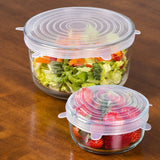6PCs/Set Silicone Kitchen Stretch Lids - ModernKitchenMaker.com