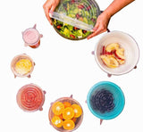 6PCs/Set Silicone Kitchen Stretch Lids - ModernKitchenMaker.com