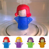 Microwave / Oven Steam Cleaner with Vinegar and Water, Angry Mama - ModernKitchenMaker.com