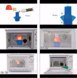 Microwave / Oven Steam Cleaner with Vinegar and Water, Angry Mama - ModernKitchenMaker.com