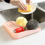 Kitchen Sink Corner Storage Rack Sponge Holder - ModernKitchenMaker.com