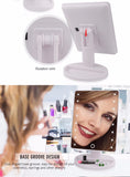 Countertop Makeup Mirrors with Light, Touch Screen LED Lights - ModernKitchenMaker.com
