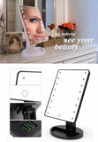 Countertop Makeup Mirrors with Light, Touch Screen LED Lights - ModernKitchenMaker.com