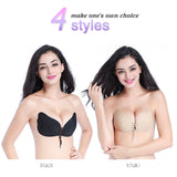 Strapless Seamless Push Up Silicone Wire Free Bra - ModernKitchenMaker.com