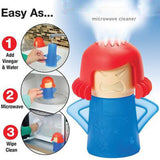 Microwave / Oven Steam Cleaner with Vinegar and Water, Angry Mama - ModernKitchenMaker.com