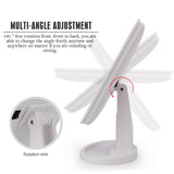 Countertop Makeup Mirrors with Light, Touch Screen LED Lights - ModernKitchenMaker.com