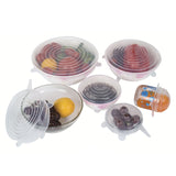 6PCs/Set Silicone Kitchen Stretch Lids - ModernKitchenMaker.com