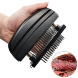 Stainless Steel 48 Blade Needle Meat Tenderizer - ModernKitchenMaker.com